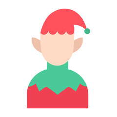 Elf Horn Vector Design Icon Style