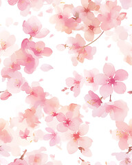 Creative 2D Doodle seamless pattern Floral or flower Illustrations