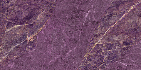 Reddish magenta-colored marble texture background with a golden veining pattern, designed for home interior and ceramic tile concepts, Extraordinary colour combination.