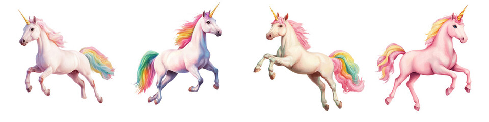 Group Whimsical Pastel Colored