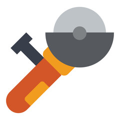 Angle Grinder Vector Design Icon Style