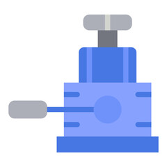 Hydraulic Jack Vector Design Icon Style