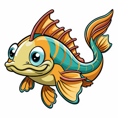 vector illustration of corydoras catfish