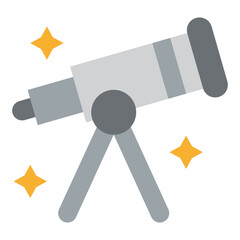 Stargazing Vector Design Icon Style