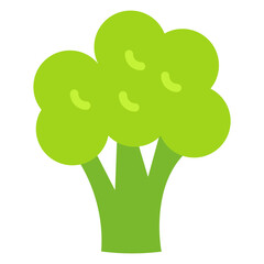 Broccoli Vector Design Icon Style