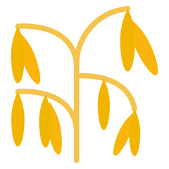 Oats Vector Design Icon Style