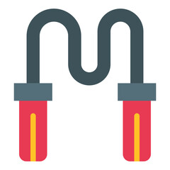 Jump Rope Vector Design Icon Style