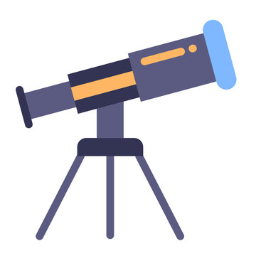 Fototapeta Telescope Vector Design Icon Style