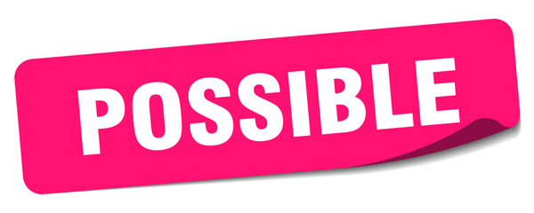 possible sticker. possible label