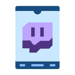 Twitch Vector Design Icon Style