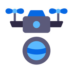Drone Registration Vector Design Icon Style