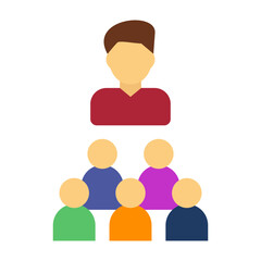 Public Leadership Vector Design Icon Style