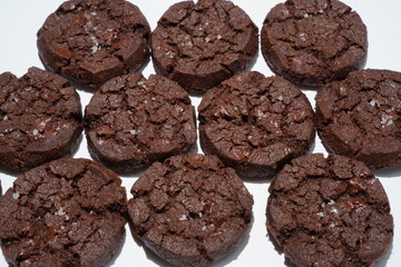 Salted Chocolate Sablé Cookies