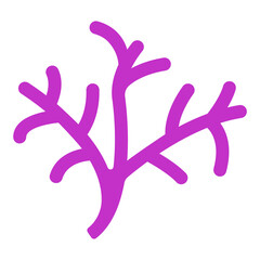 Obraz premium Coral Vector Design Icon Style