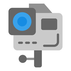 Wearable camera Vector Design Icon Style
