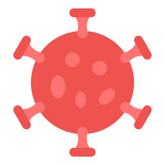 Virus Vector Design Icon Style