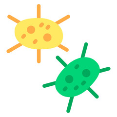 Microbe Vector Design Icon Style