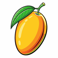 mango fruit vector illustration