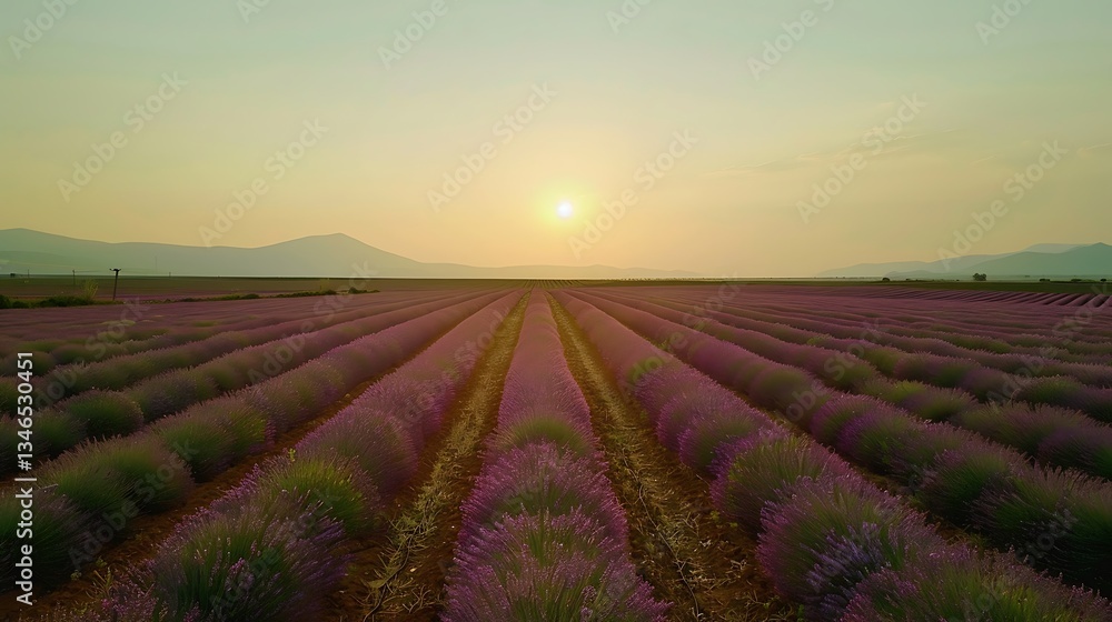 Poster precision irrigation in a lavender field, using soil moisture data to optimize water use