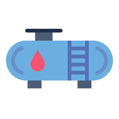 Fuel Tank Vector Design Icon Style