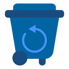 Recycling Bin Vector Design Icon Style
