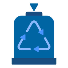 Obraz premium Recycling Vector Design Icon Style
