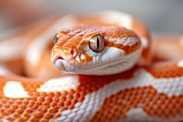 Obraz premium Close-up Snake Banner