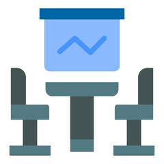 Conference Room Vector Design Icon Style