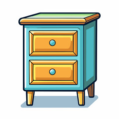 nightstand furniture icon