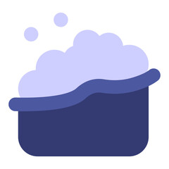 Baby Bath Vector Design Icon Style