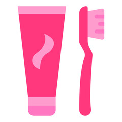 Kid Toothpaste Vector Design Icon Style