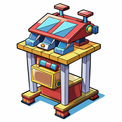 illustration of a book and books