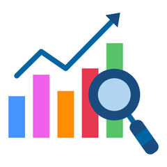 Market Research Vector Design Icon Style