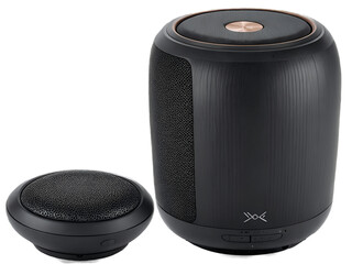 Obraz premium Elegant Bluetooth Speaker Set for Immersive Background Music Experience