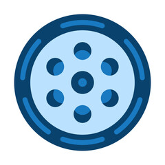Film Reel Vector Design Icon Style
