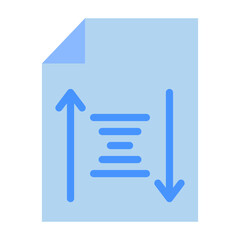 Sort Vector Design Icon Style