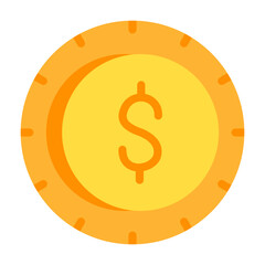 Coin Vector Design Icon Style