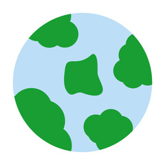 Fototapeta premium Earth Vector Design Icon Style