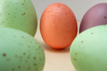Colorful Speckled Easter Eggs