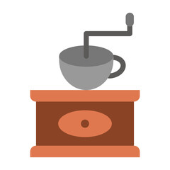 Coffee Grinder Vector Design Icon Style