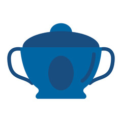 Sugar Bowl Vector Design Icon Style