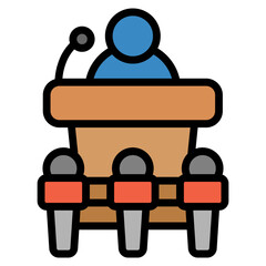 Press Conference Icon
