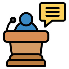 Public Speaker Icon