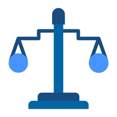 Balance Scale Vector Design Icon Style