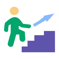Career ladder Vector Design Icon Style