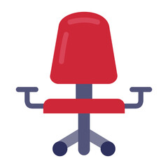 Office chair Vector Design Icon Style