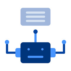 Chatbot Vector Design Icon Style