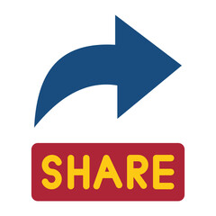 Share Vector Design Icon Style