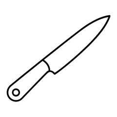 Obraz premium knife vector