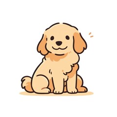 Fototapeta premium Golden Retriever Dog dog golden retriever animal.